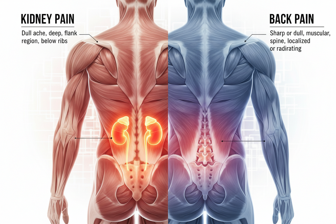 Back Pain or Kidney Pain: What the Symptoms and Location 