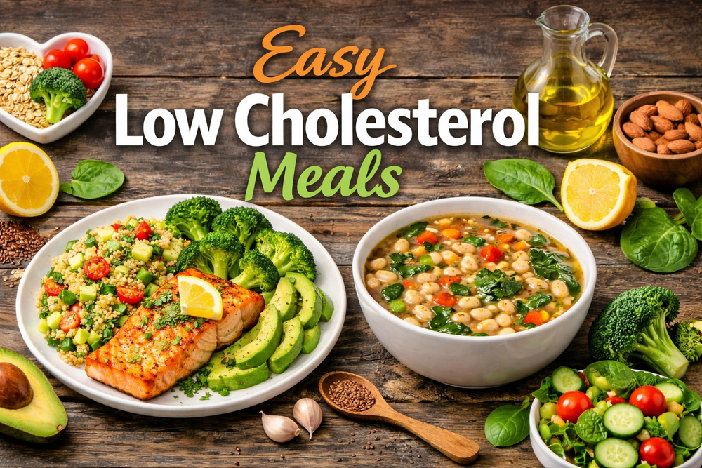 10+ Easy Low Cholesterol Meals and Recipes That Actually Taste Good